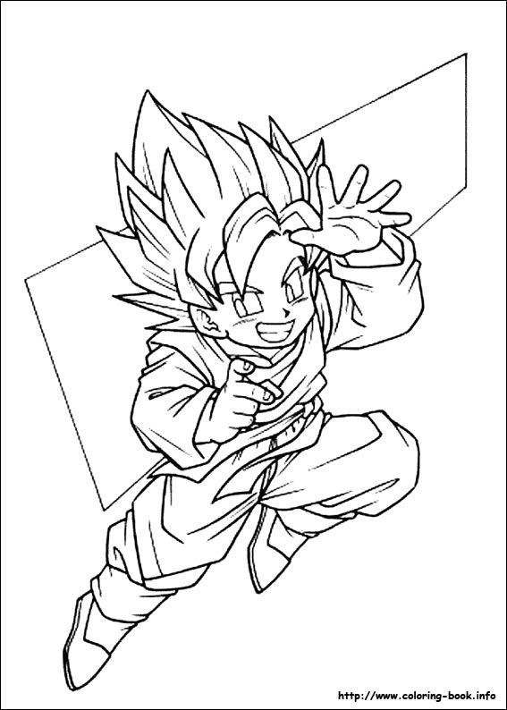 Dragon Ball Z coloring picture